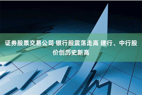 证券股票交易公司 银行股震荡走高 建行、中行股价创历史新高